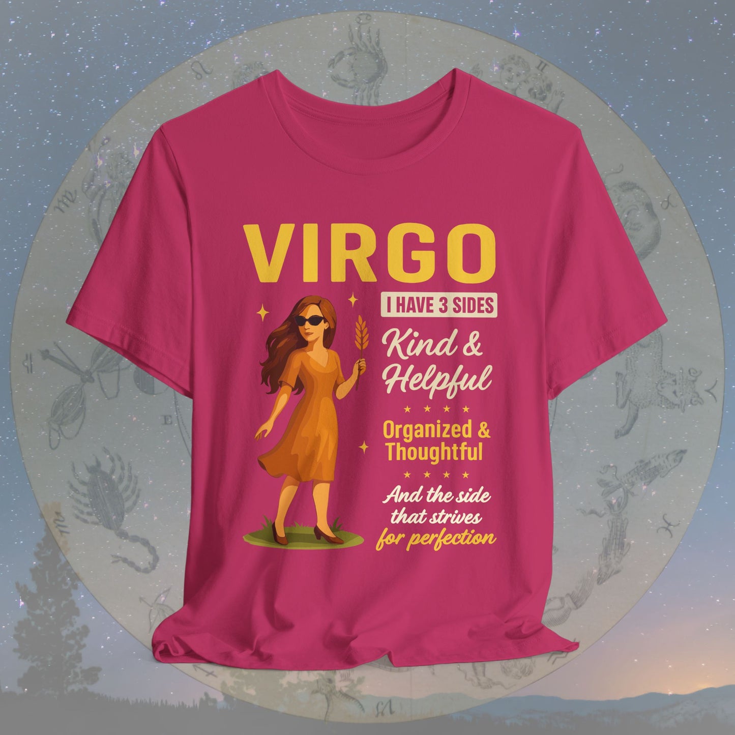 I Have 3 Sides – Perfection Seeker Virgo T-Shirt