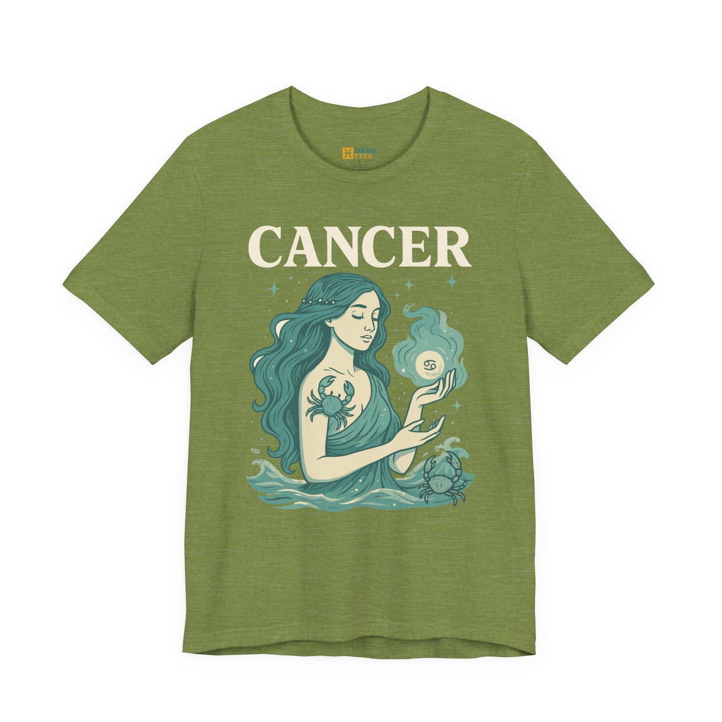 Cancer Bold Zodiac T-Shirt – Water Sign Statement Energy Tee