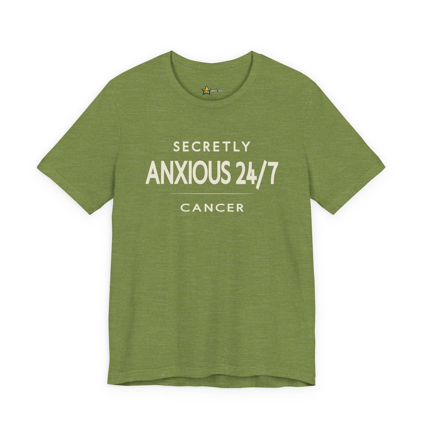 Cancer Clean Attitude T-Shirt – Secretly Anxious 24/7 Tee