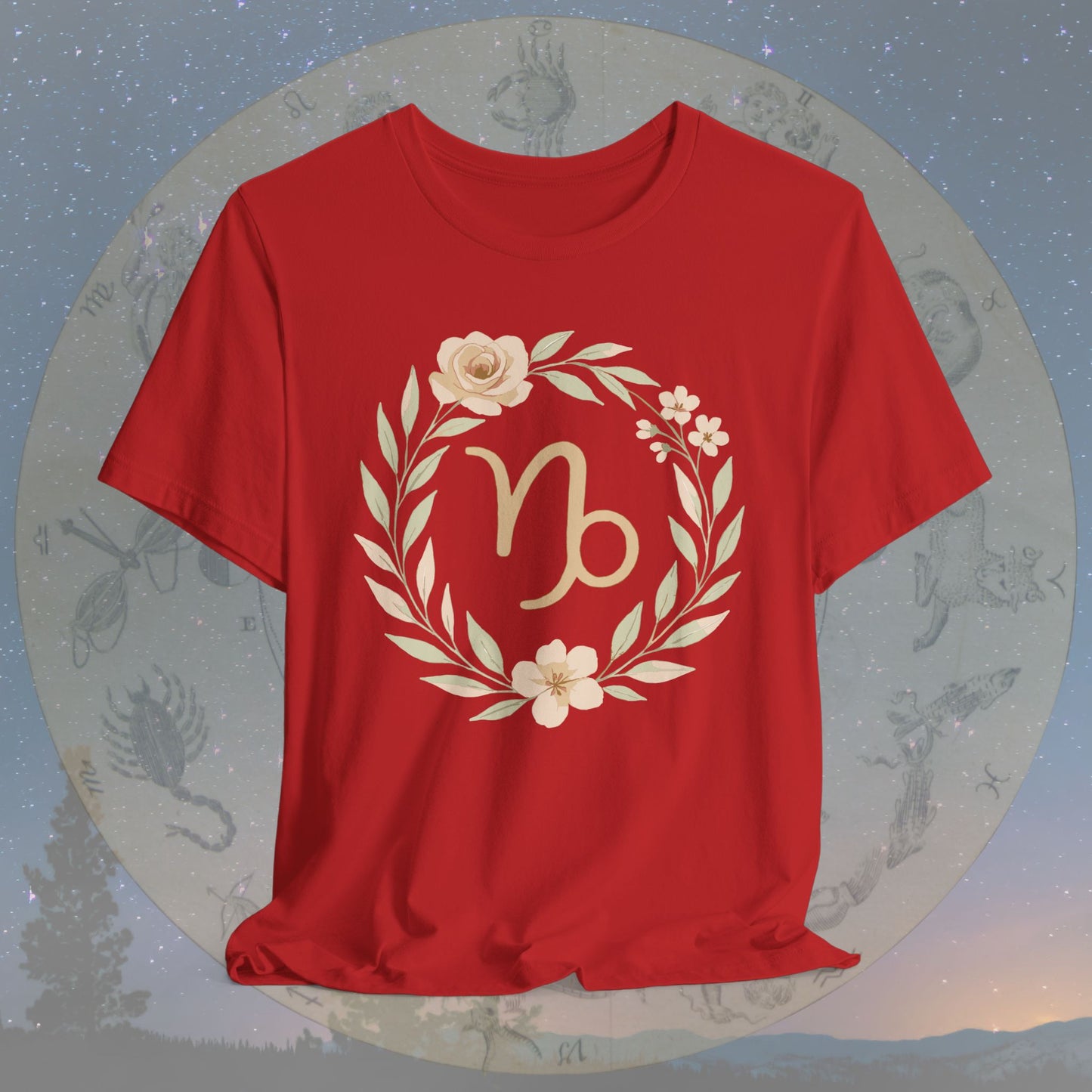 Elegant Earthly Grace Capricorn T-Shirt