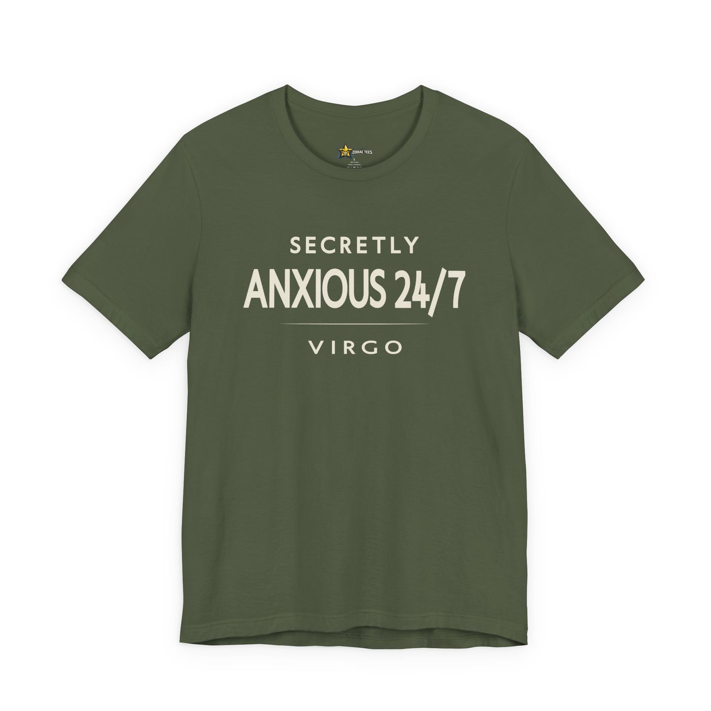 Virgo Sharp Typography T-Shirt – Anxious Energy Tee