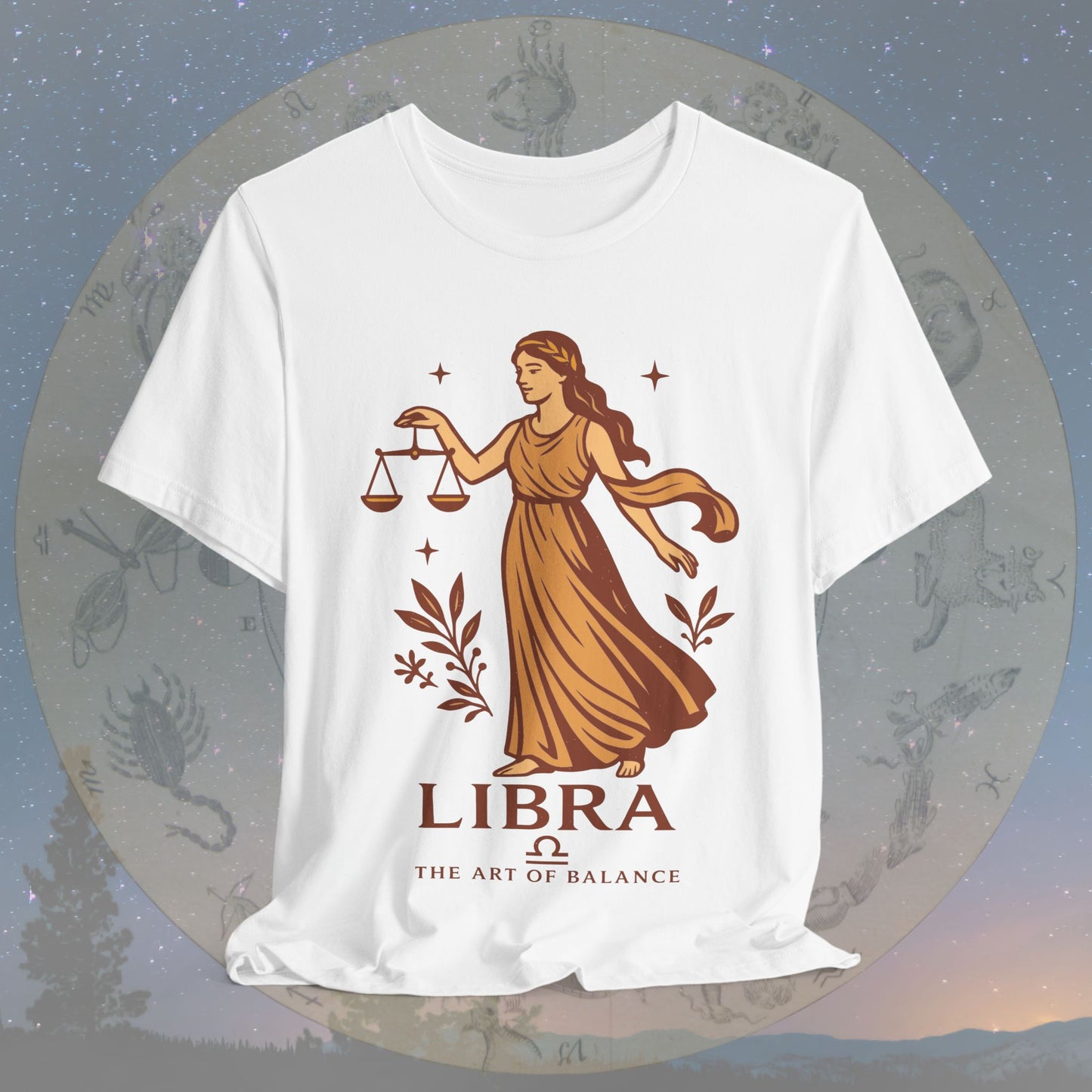 Elegant Art of Balance Libra T-Shirt