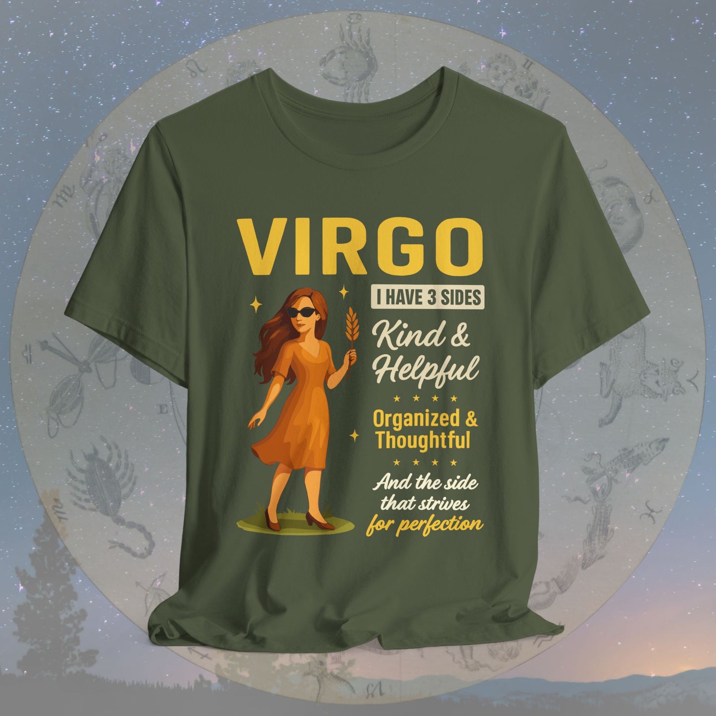 I Have 3 Sides – Perfection Seeker Virgo T-Shirt
