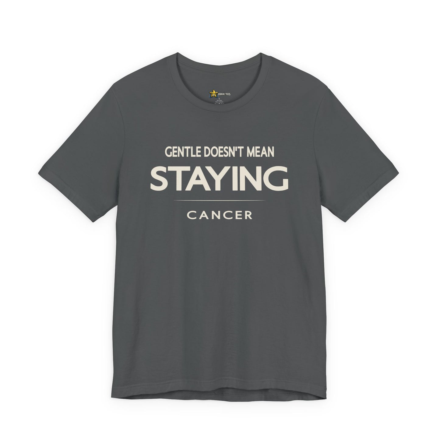 Cancer Gentle Doesn’t Mean Staying T-Shirt