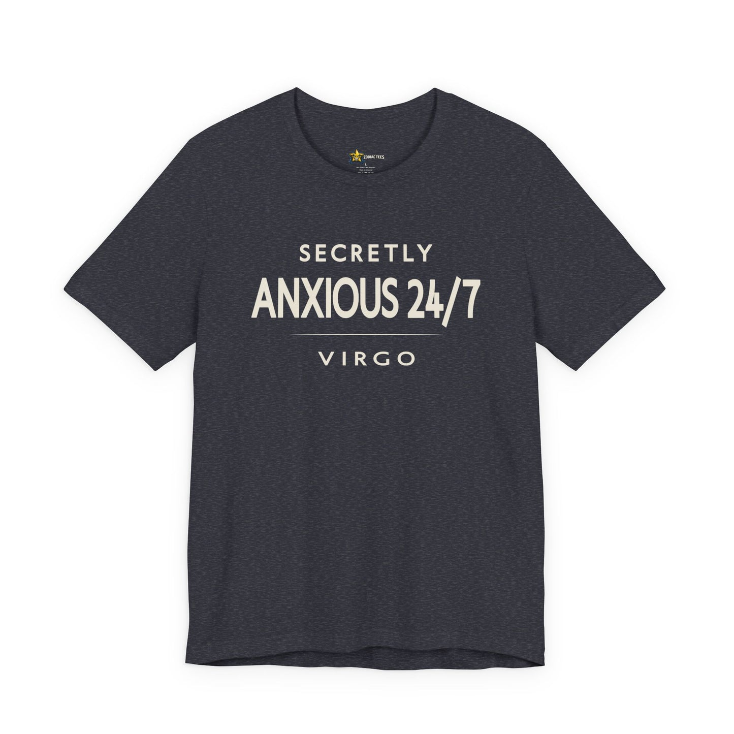 Virgo Sharp Typography T-Shirt – Anxious Energy Tee