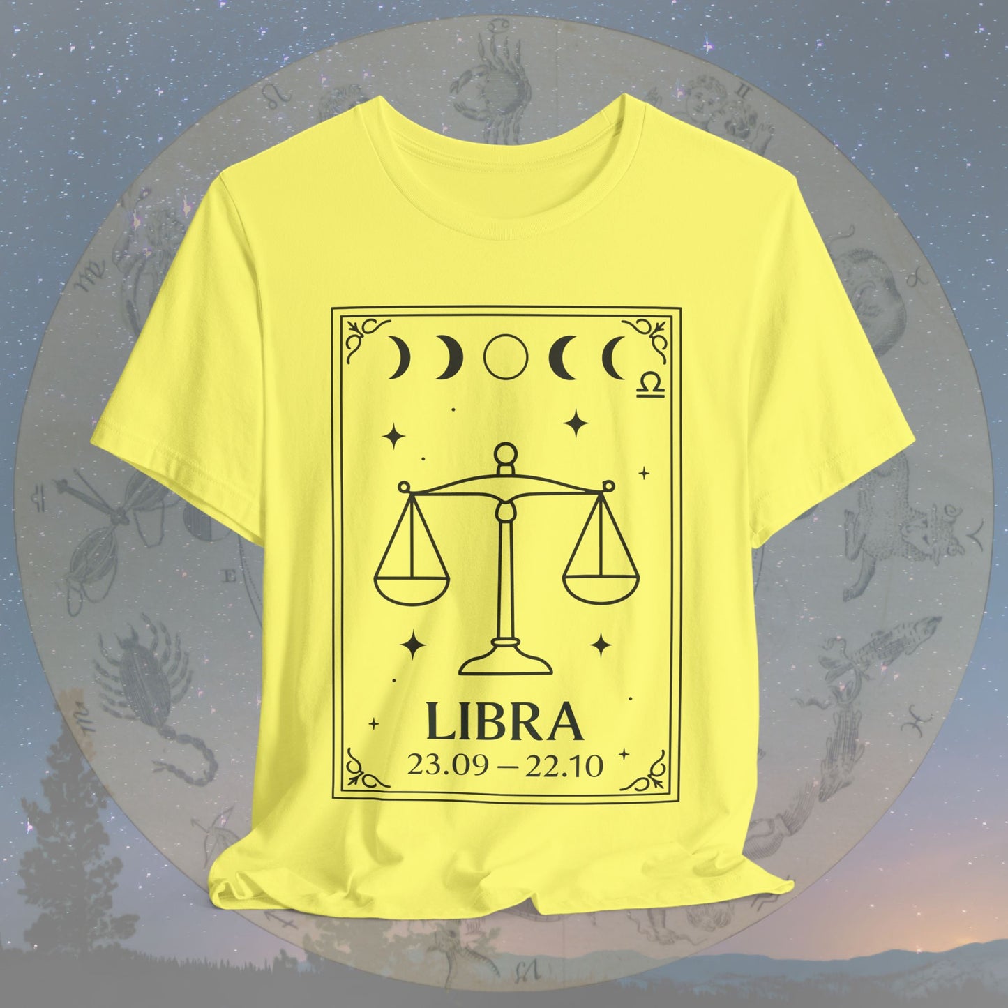 Minimalist Libra Zodiac T-Shirt