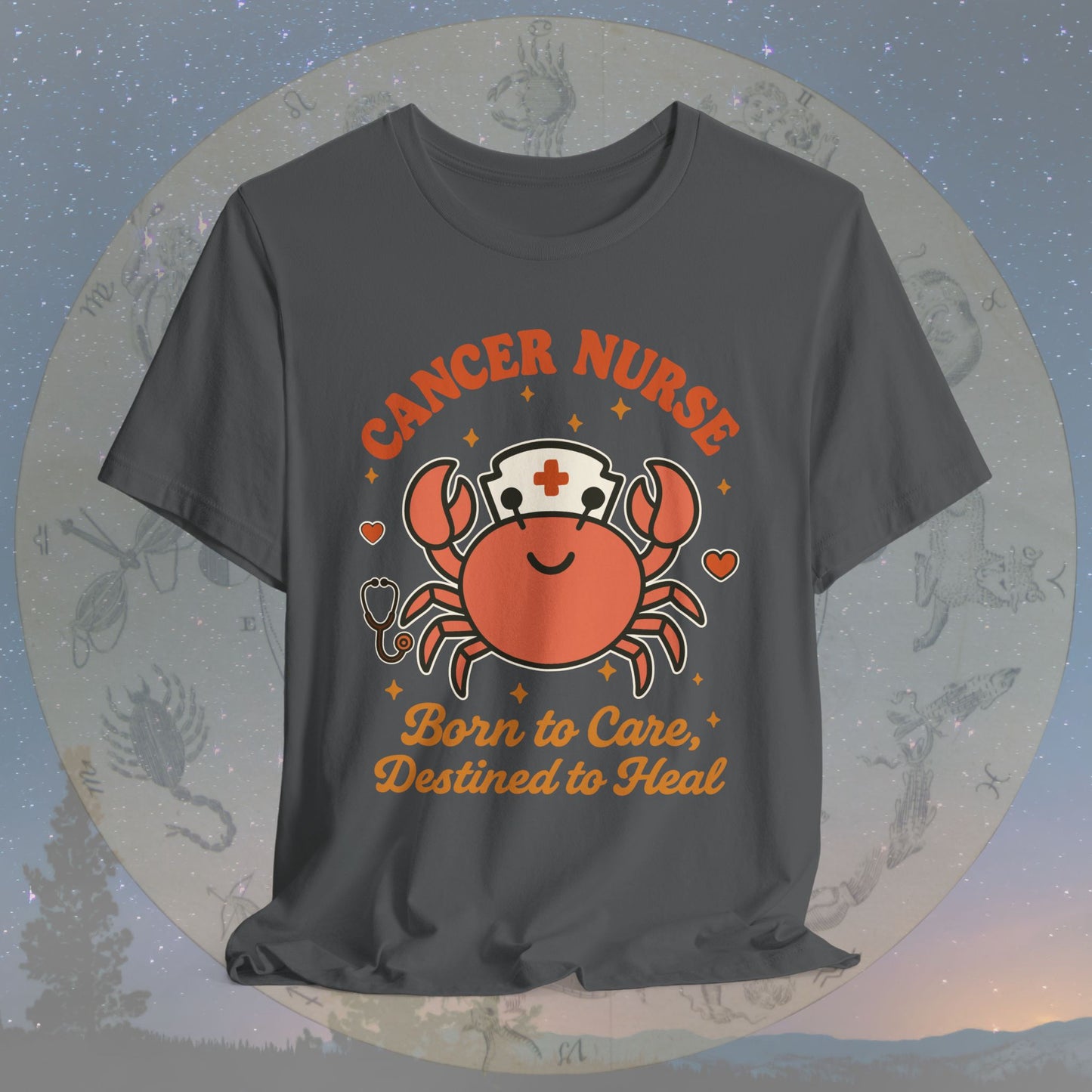 Born to Care Cancer Nurse T-Shirt