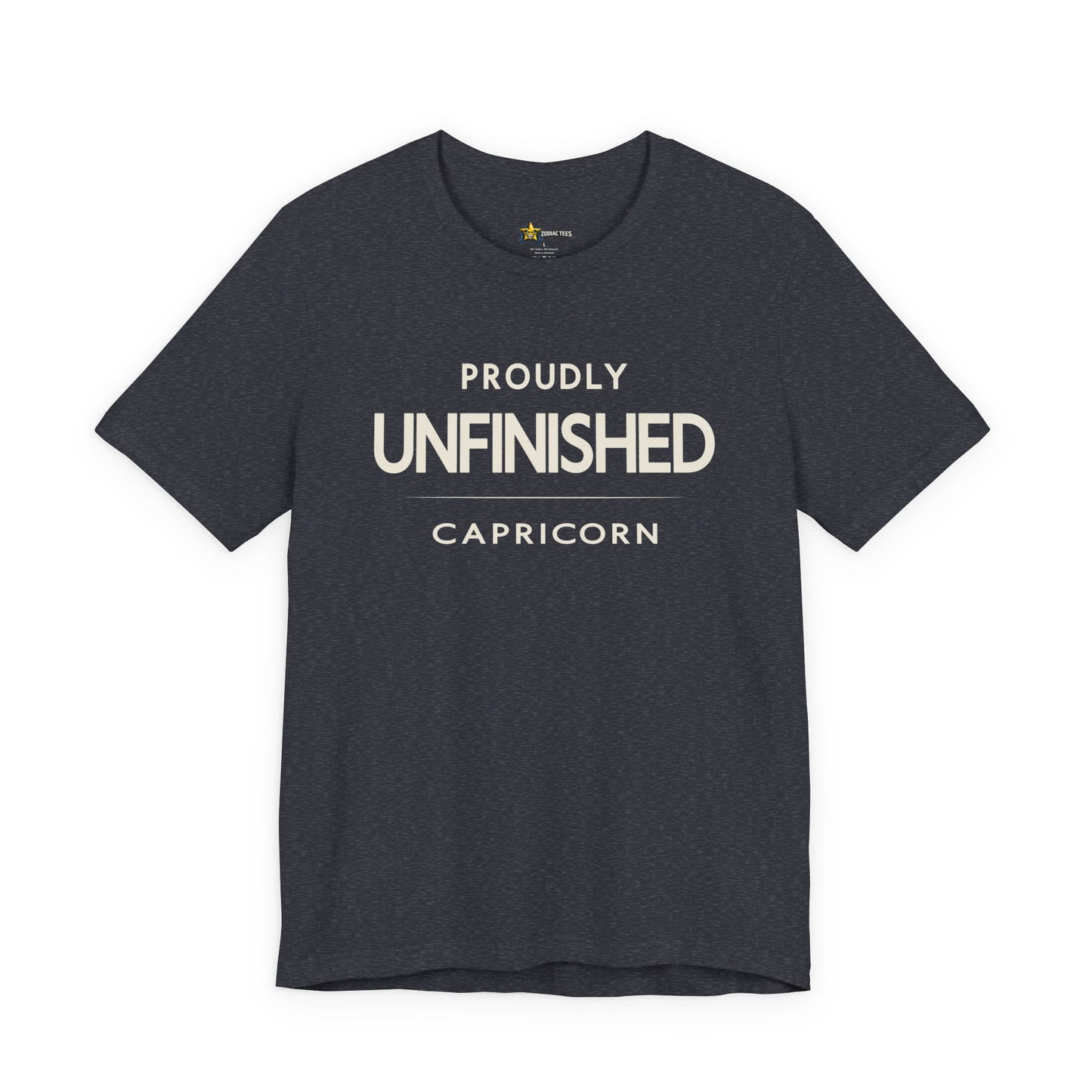 Capricorn Evolving Zodiac T-Shirt – Proudly Unfinished Tee