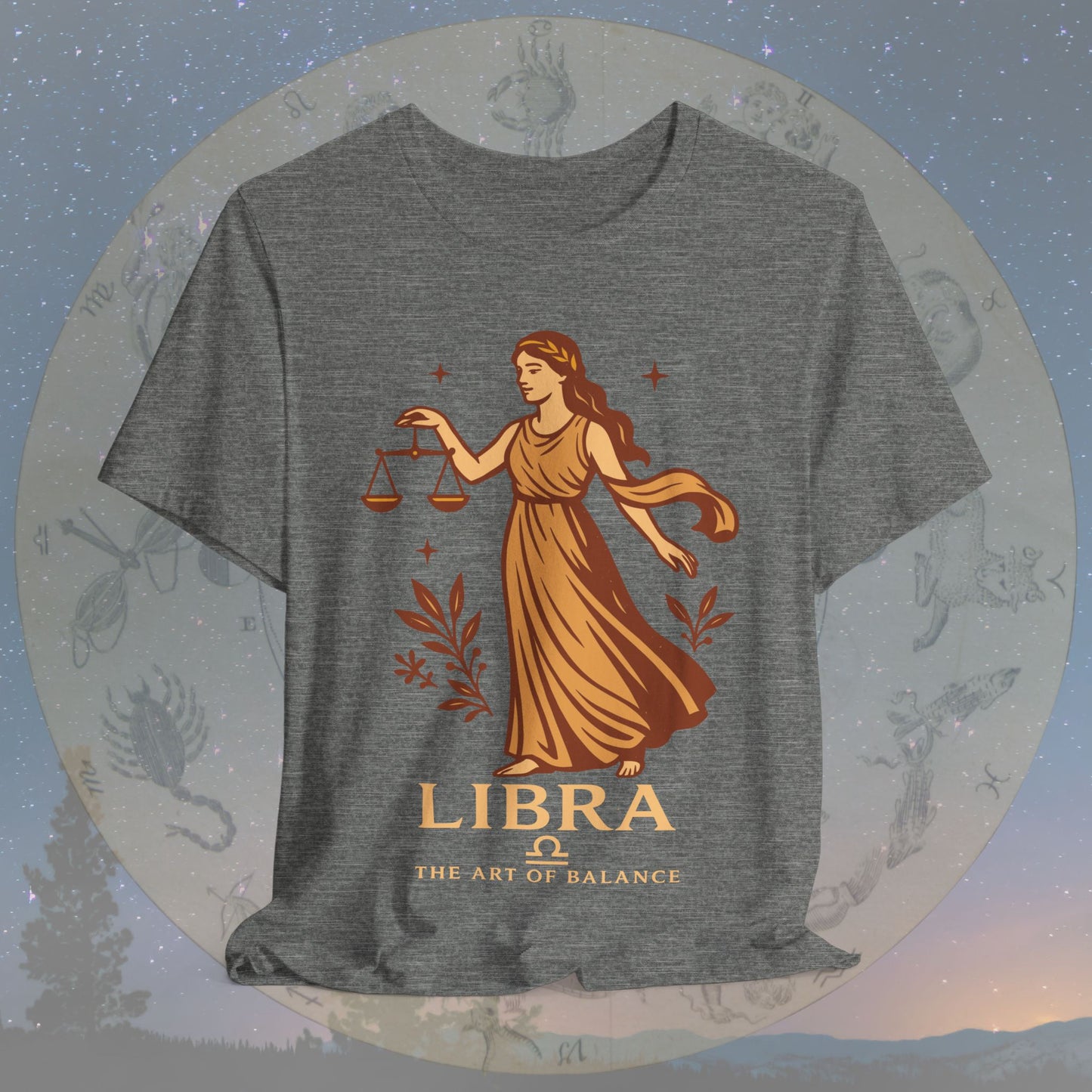 Elegant Art of Balance Libra T-Shirt