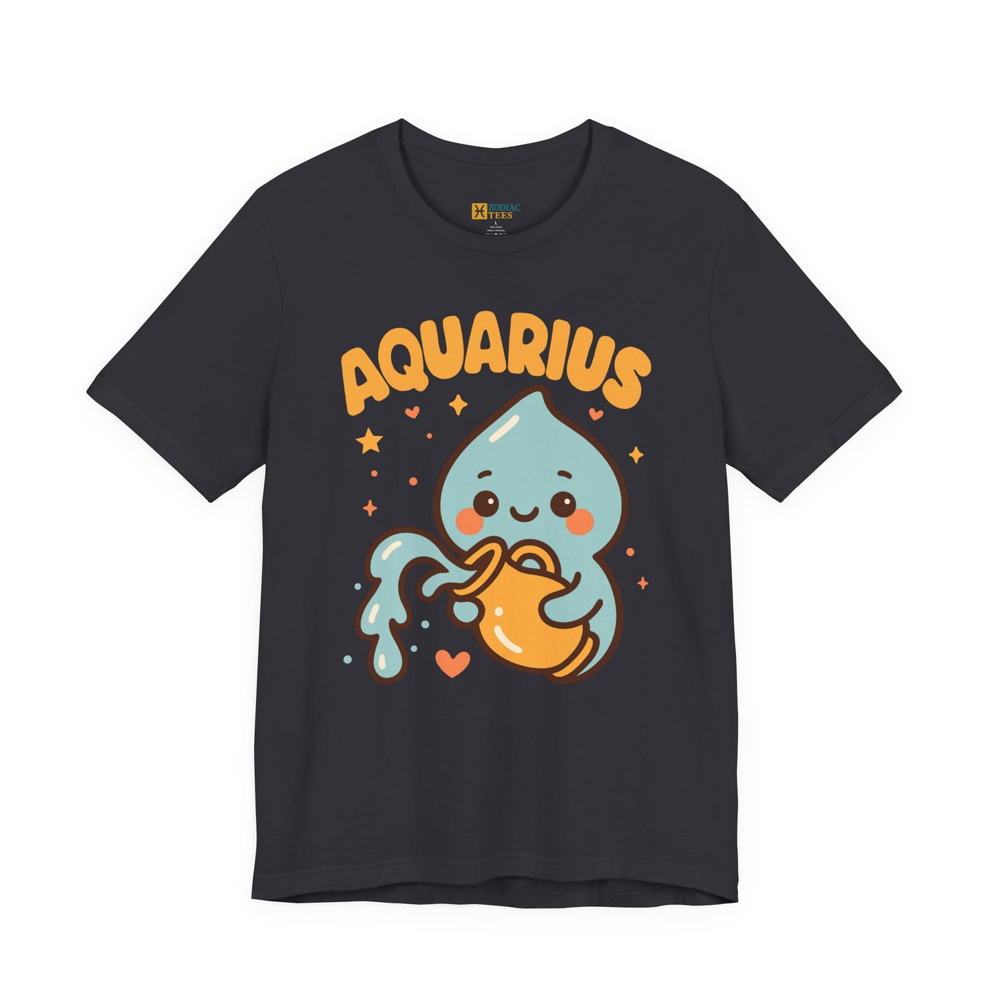 Aquarius Cute Water Bearer T-Shirt – Playful Zodiac Energy Tee
