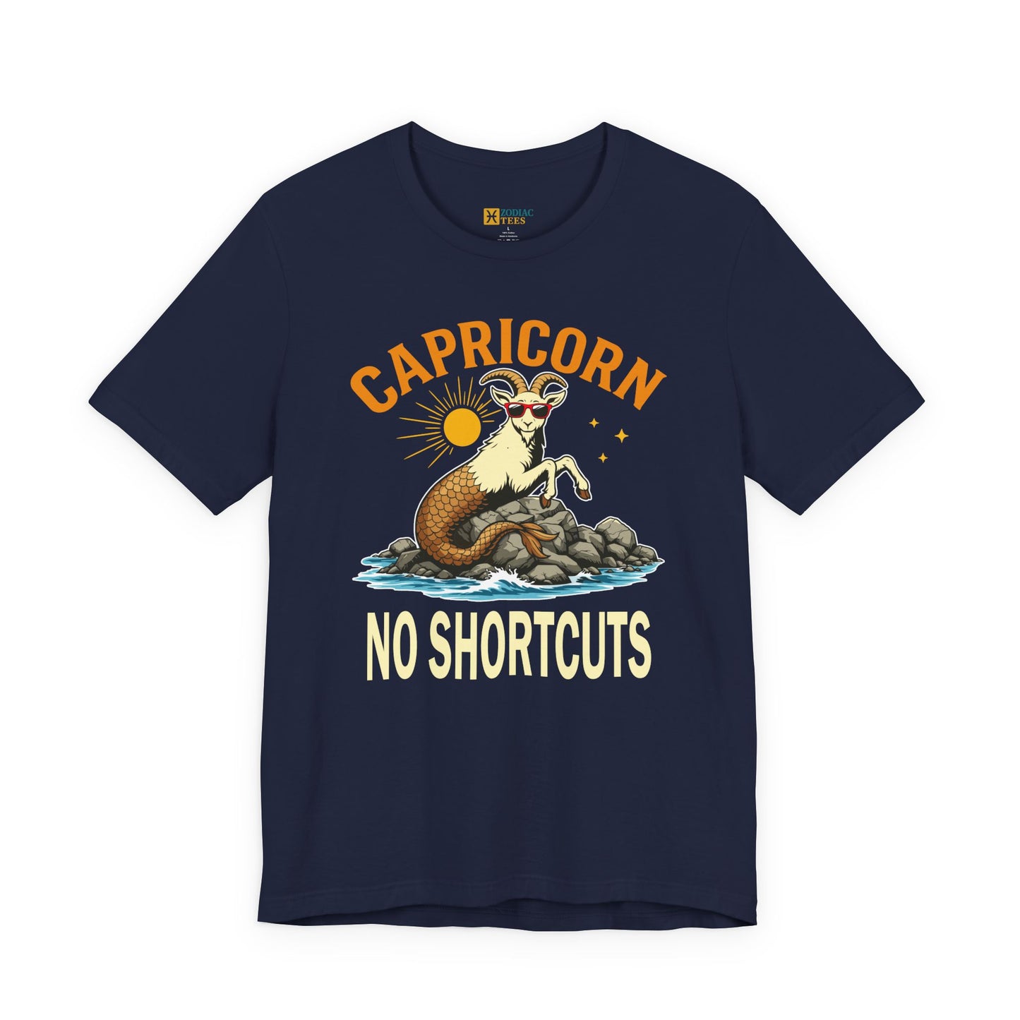Capricorn No Shortcuts T-Shirt – Sea Goat Energy Tee