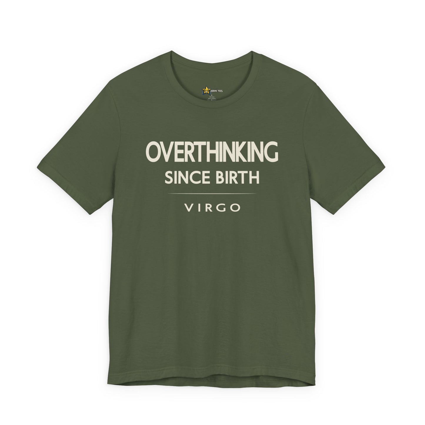 Virgo Clean Minimal T-Shirt – Overthinking Mindset Tee