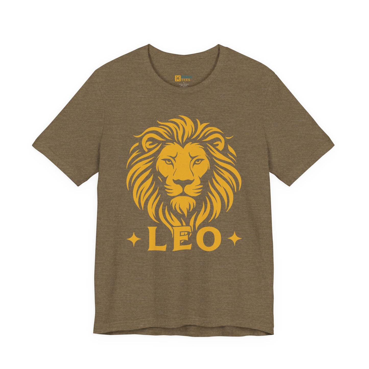 Leo Zodiac T-Shirt – Bold Lion Astrology Tee for Leo Sign