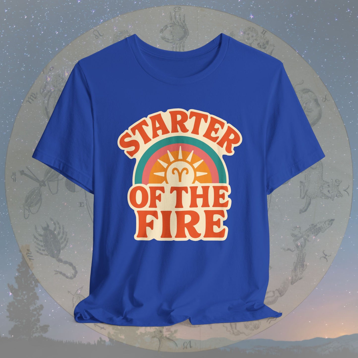 Starter of the Fire – Zodiac Couple Aries T-Shirt