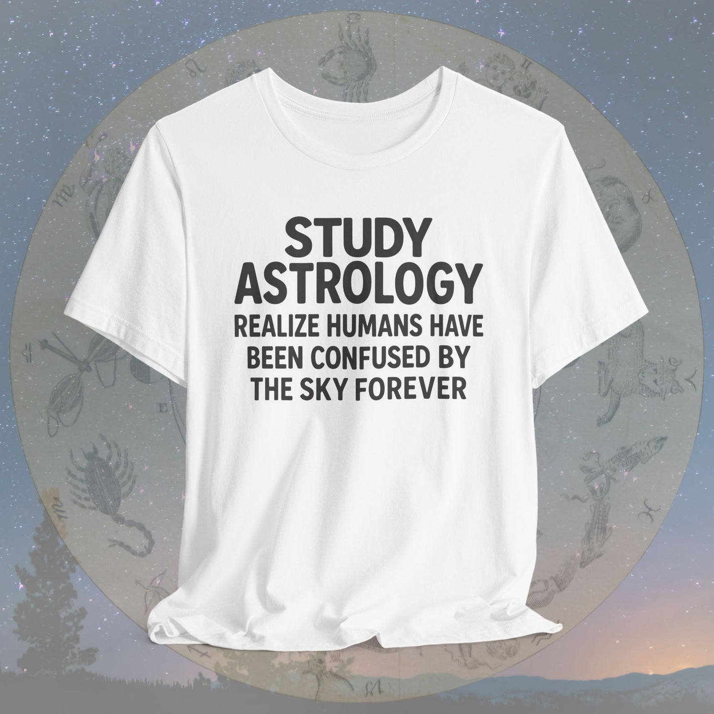Study Astrology Confused by the Sky T-Shirt