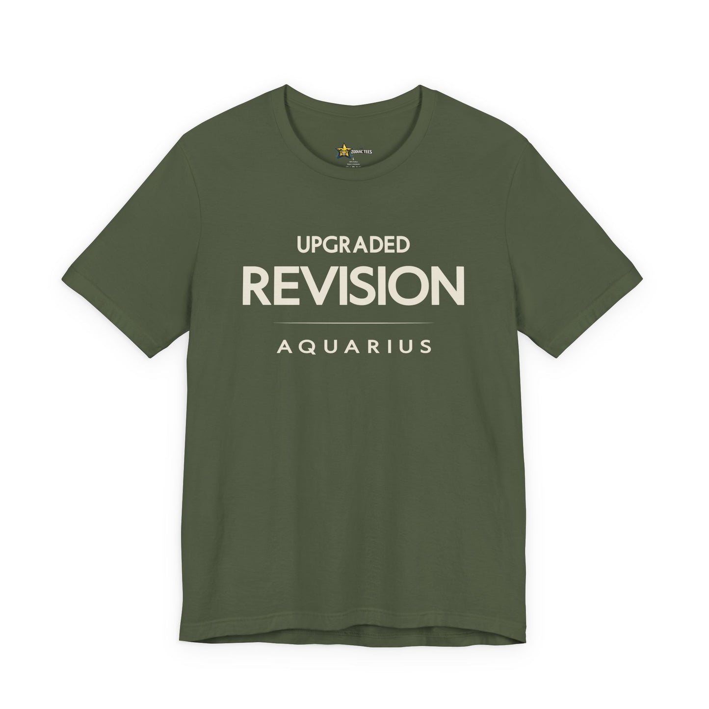 Aquarius Upgraded Revision T-Shirt – Smart Zodiac Mindset Tee