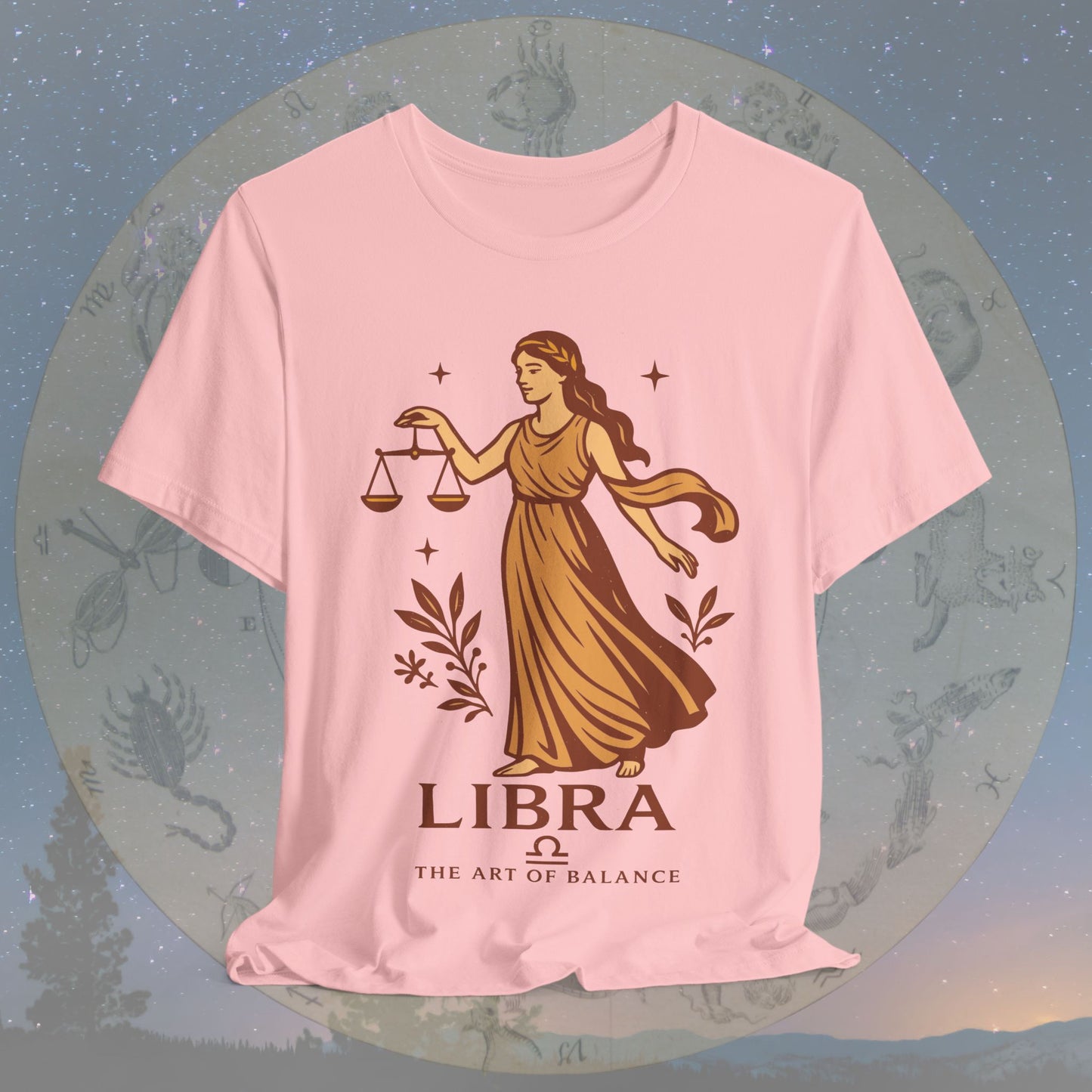 Elegant Art of Balance Libra T-Shirt
