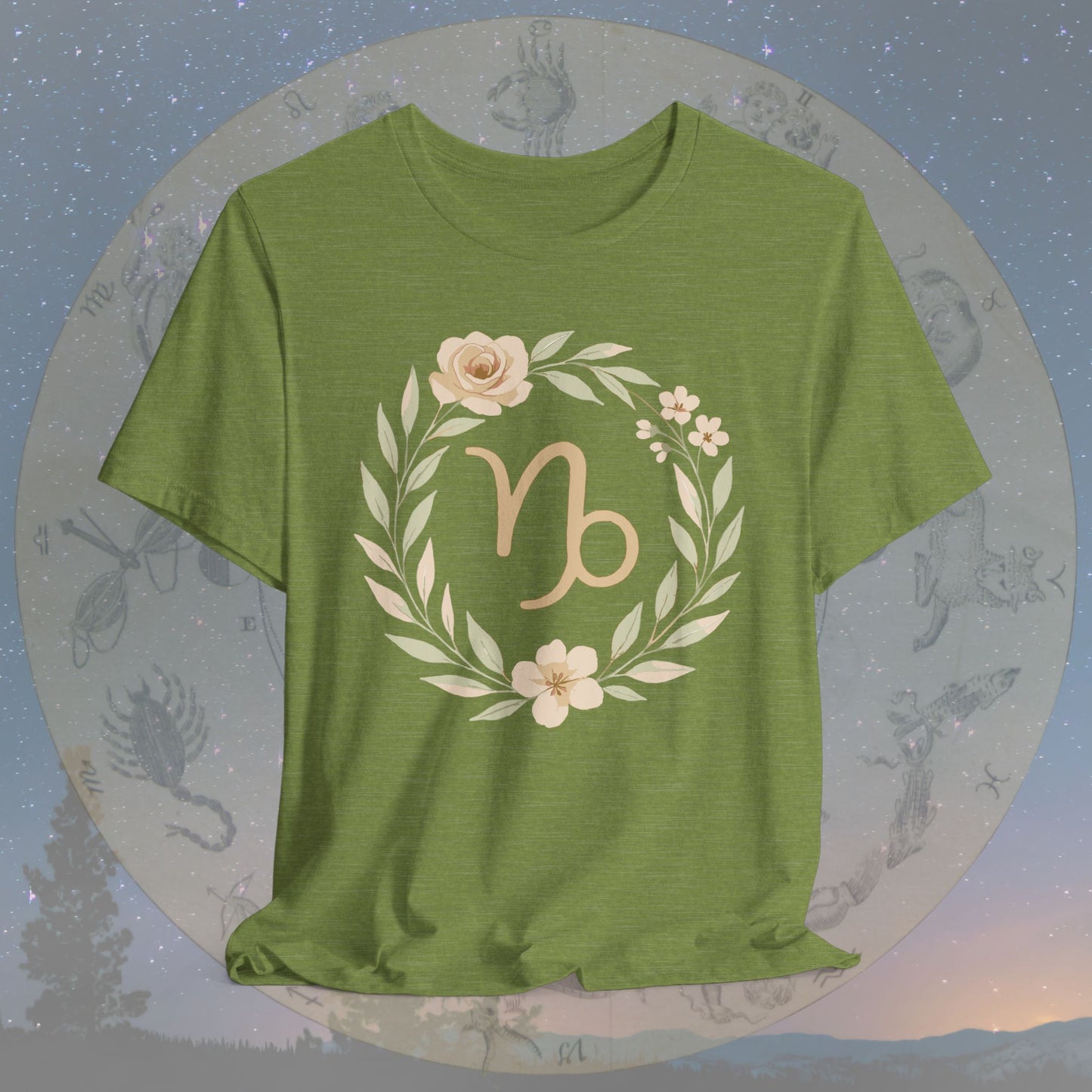 Elegant Earthly Grace Capricorn T-Shirt