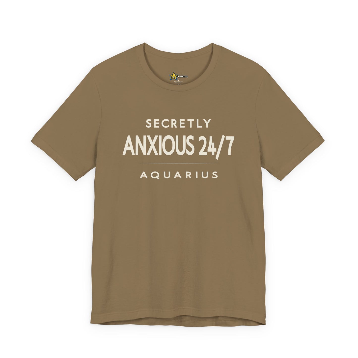 Aquarius Secretly Anxious T-Shirt
