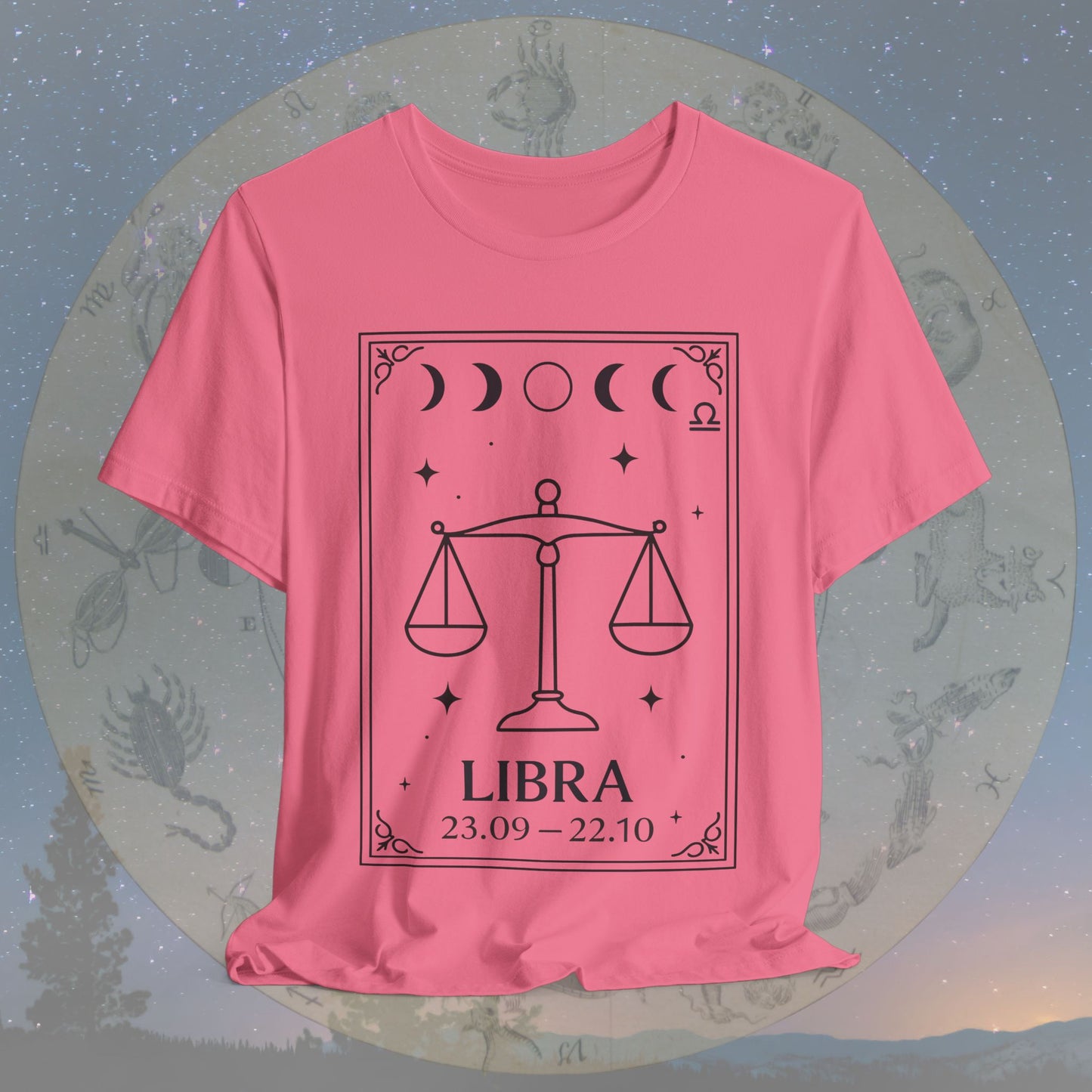 Minimalist Libra Zodiac T-Shirt