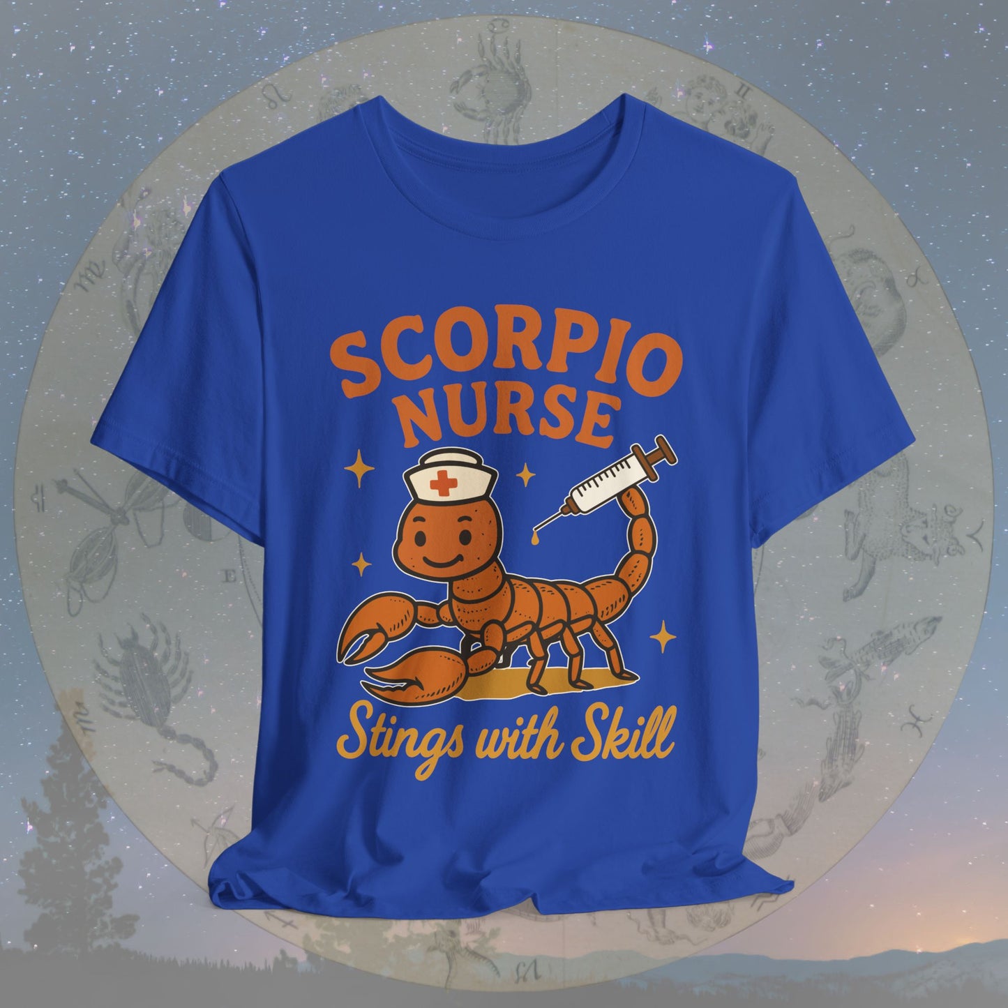 Stings with Skill Scorpio Nurse T-Shirt