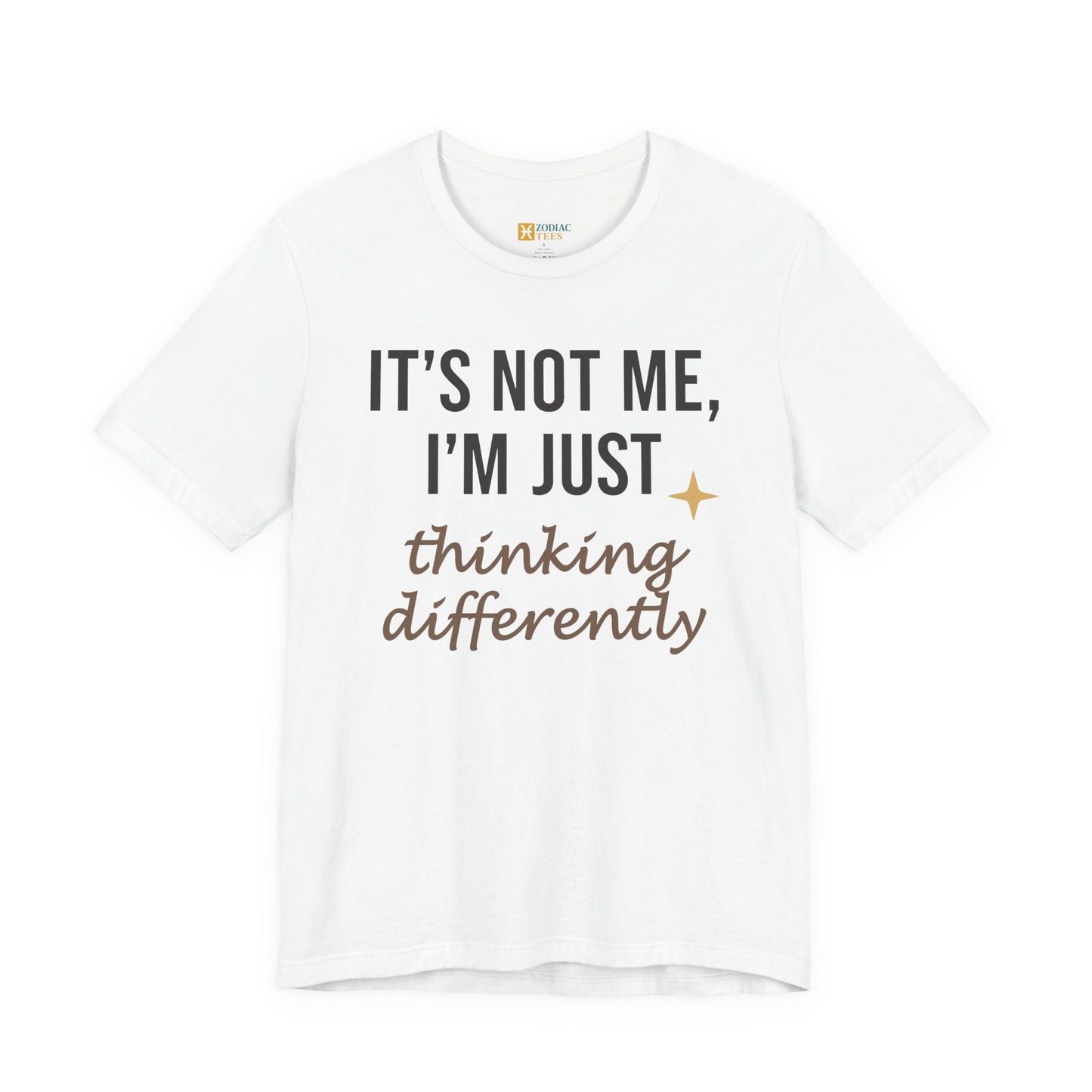 Aquarius Thinking Differently Zodiac T-Shirt – Independent Energy Tee