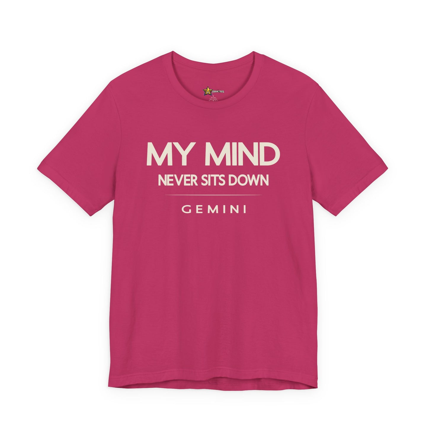 Gemini My Mind Never Sits Down T-Shirt