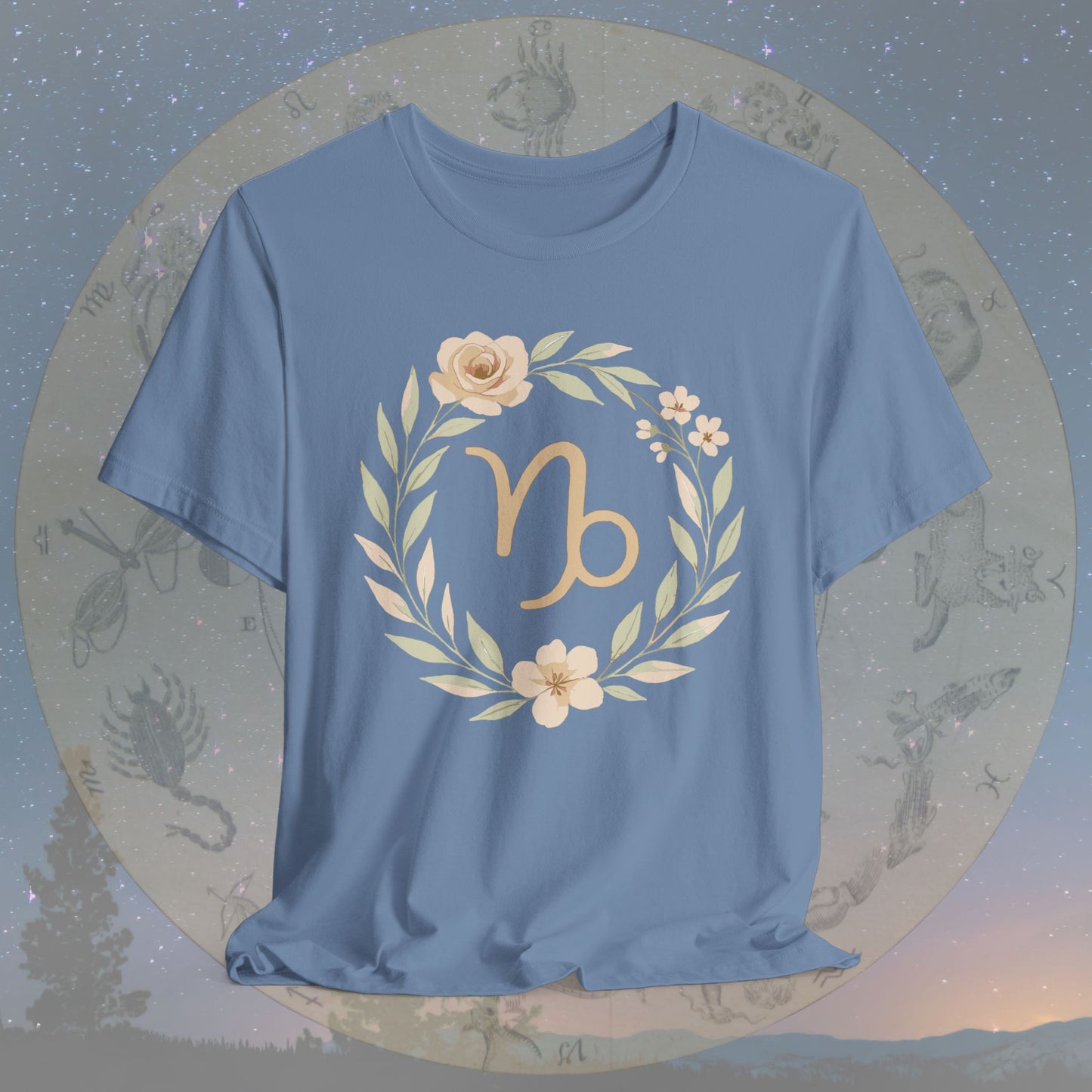 Elegant Earthly Grace Capricorn T-Shirt