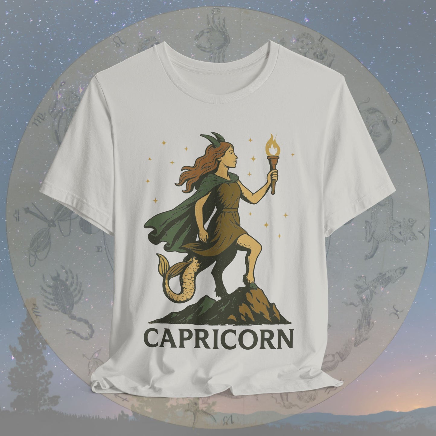 Determined Capricorn Mountain Spirit T-Shirt