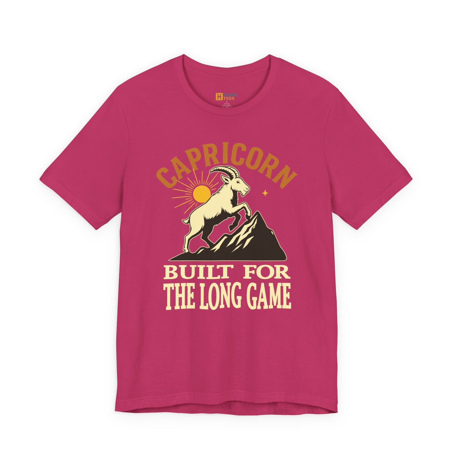 Capricorn Built for the Long Game T-Shirt – Long-Term Energy Tee