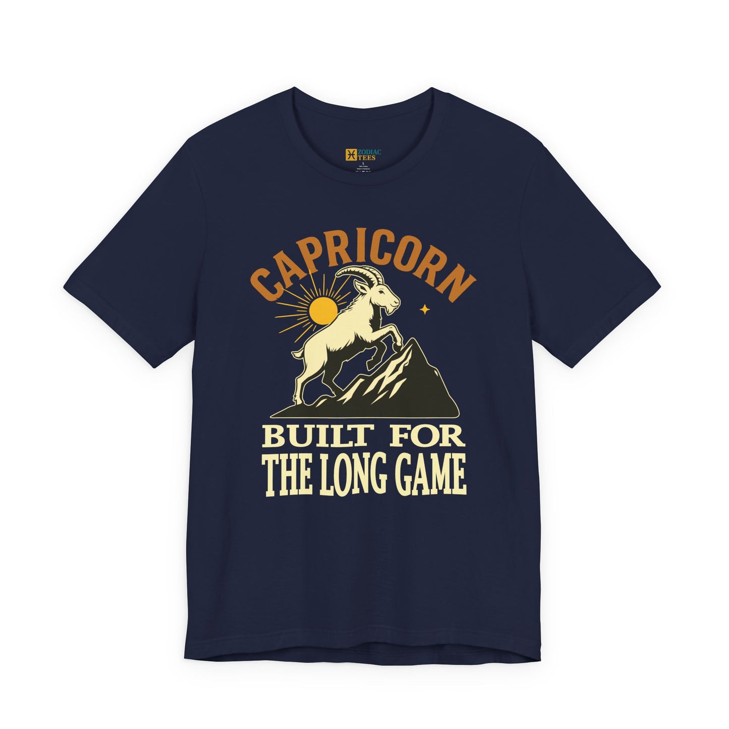 Capricorn Built for the Long Game T-Shirt – Long-Term Energy Tee