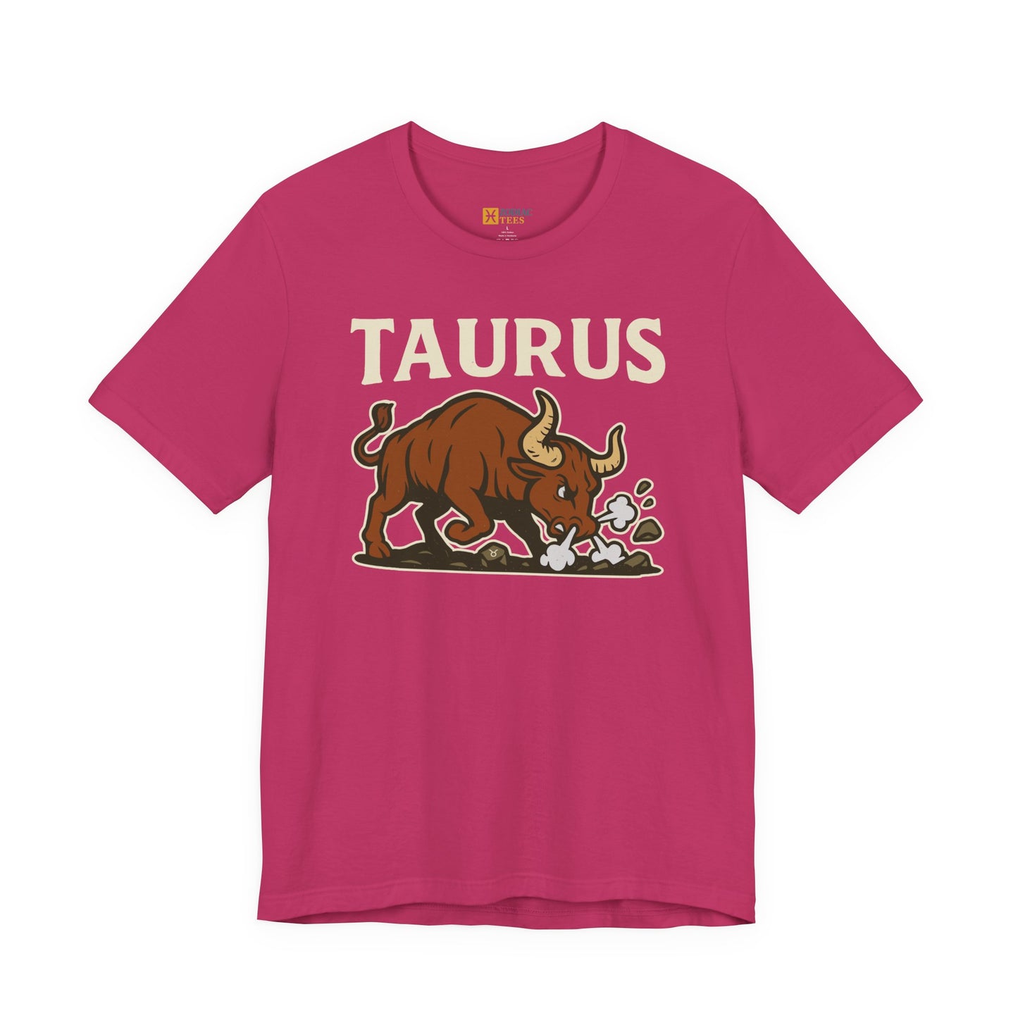 Taurus Strength T-Shirt – Bold Charging Bull Zodiac Tee