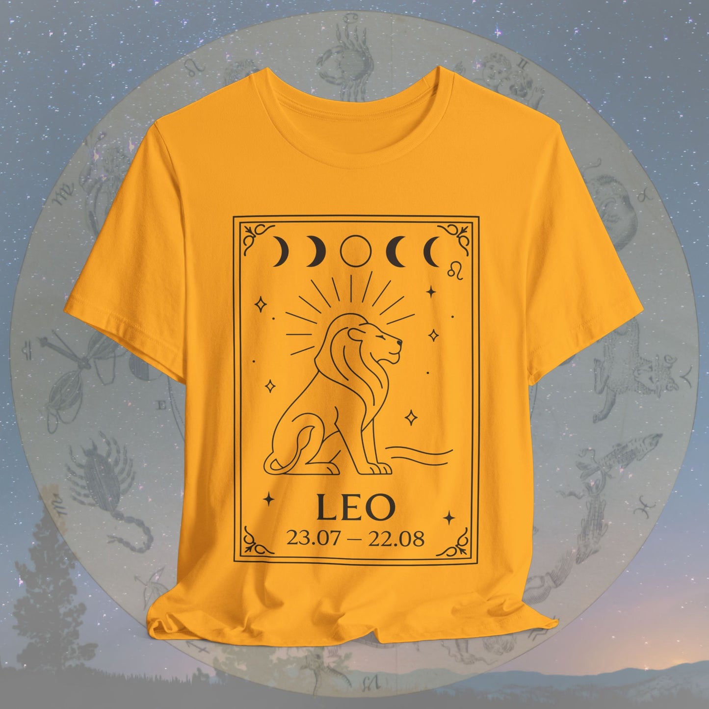 Minimalist Leo Zodiac T-Shirt