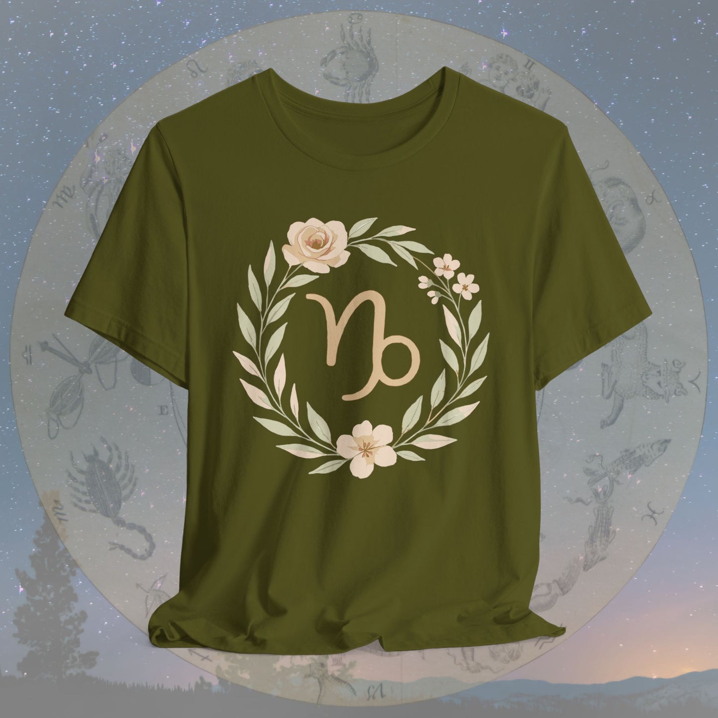 Elegant Earthly Grace Capricorn T-Shirt
