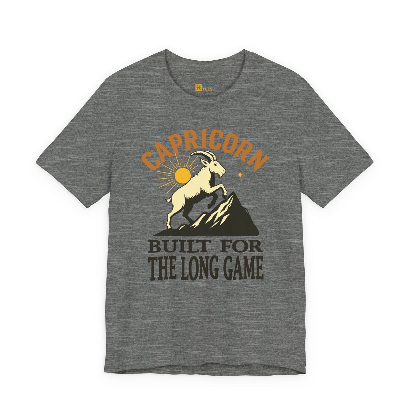 Capricorn Built for the Long Game T-Shirt – Long-Term Energy Tee