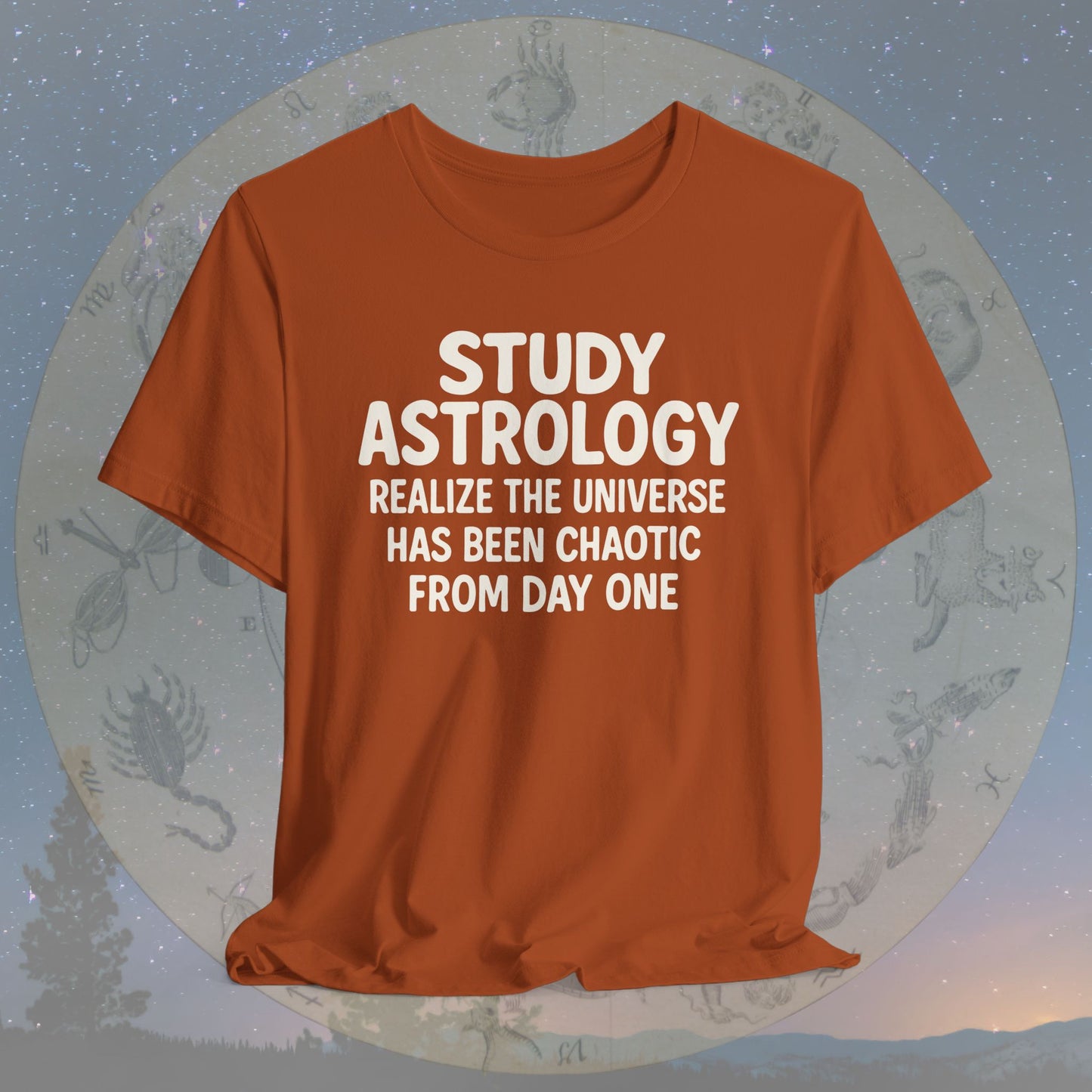 Study Astrology Chaotic Universe T-Shirt