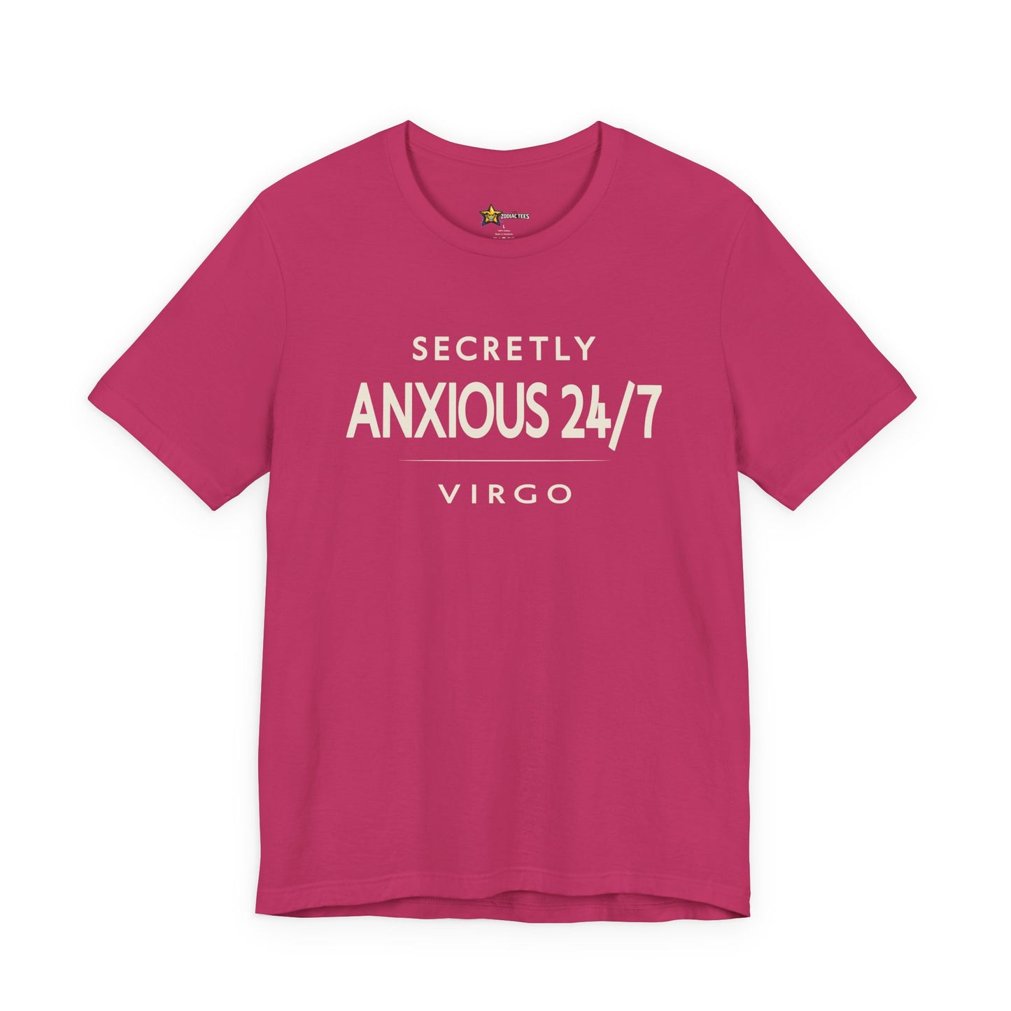 Virgo Sharp Typography T-Shirt – Anxious Energy Tee