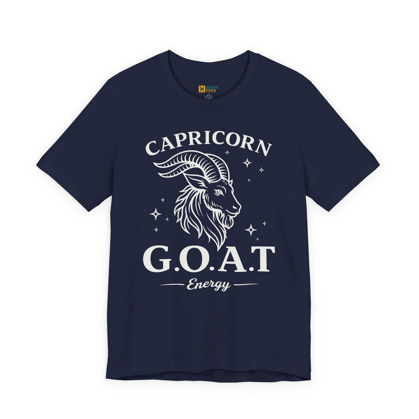 Capricorn G.O.A.T Energy T-Shirt – Greatest of All Time Zodiac Tee