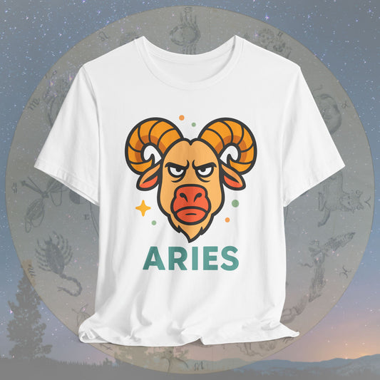Determined Aries Zodiac Sign T-Shirt