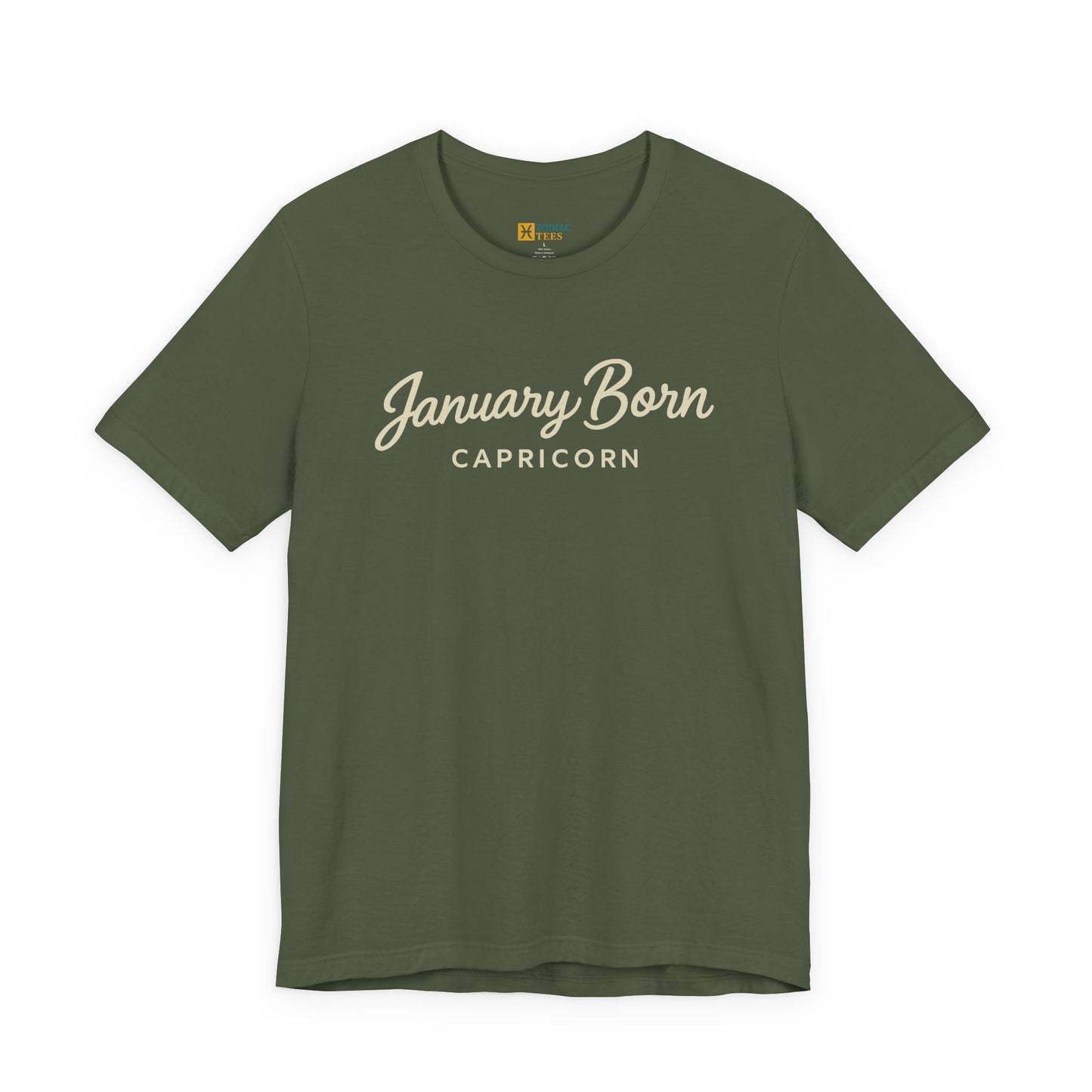 January Born Capricorn T-Shirt – Birthday Zodiac Energy Tee
