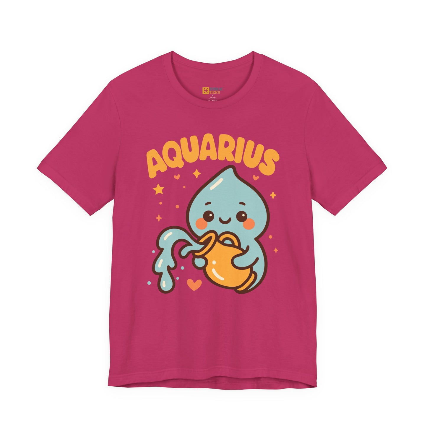 Aquarius Cute Water Bearer T-Shirt – Playful Zodiac Energy Tee