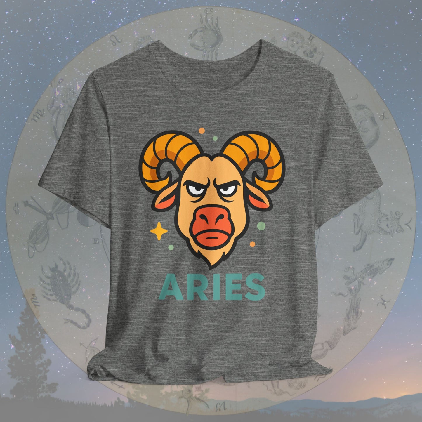 Determined Aries Zodiac Sign T-Shirt