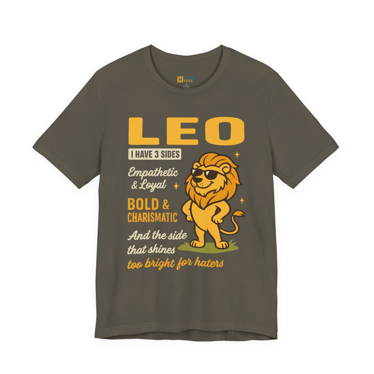 Leo Zodiac T-Shirt – Bold Astrology Graphic Tee for Leo Sign