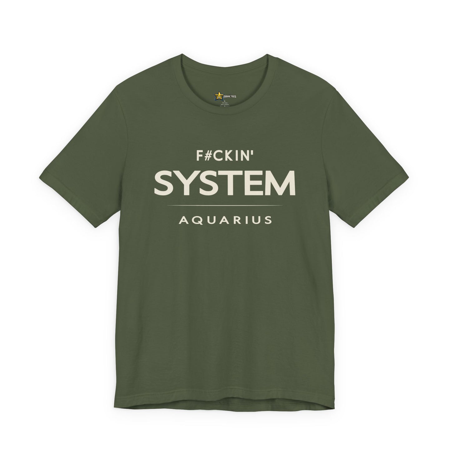 Aquarius Rebel Zodiac T-Shirt – F#ckin’ System Tee