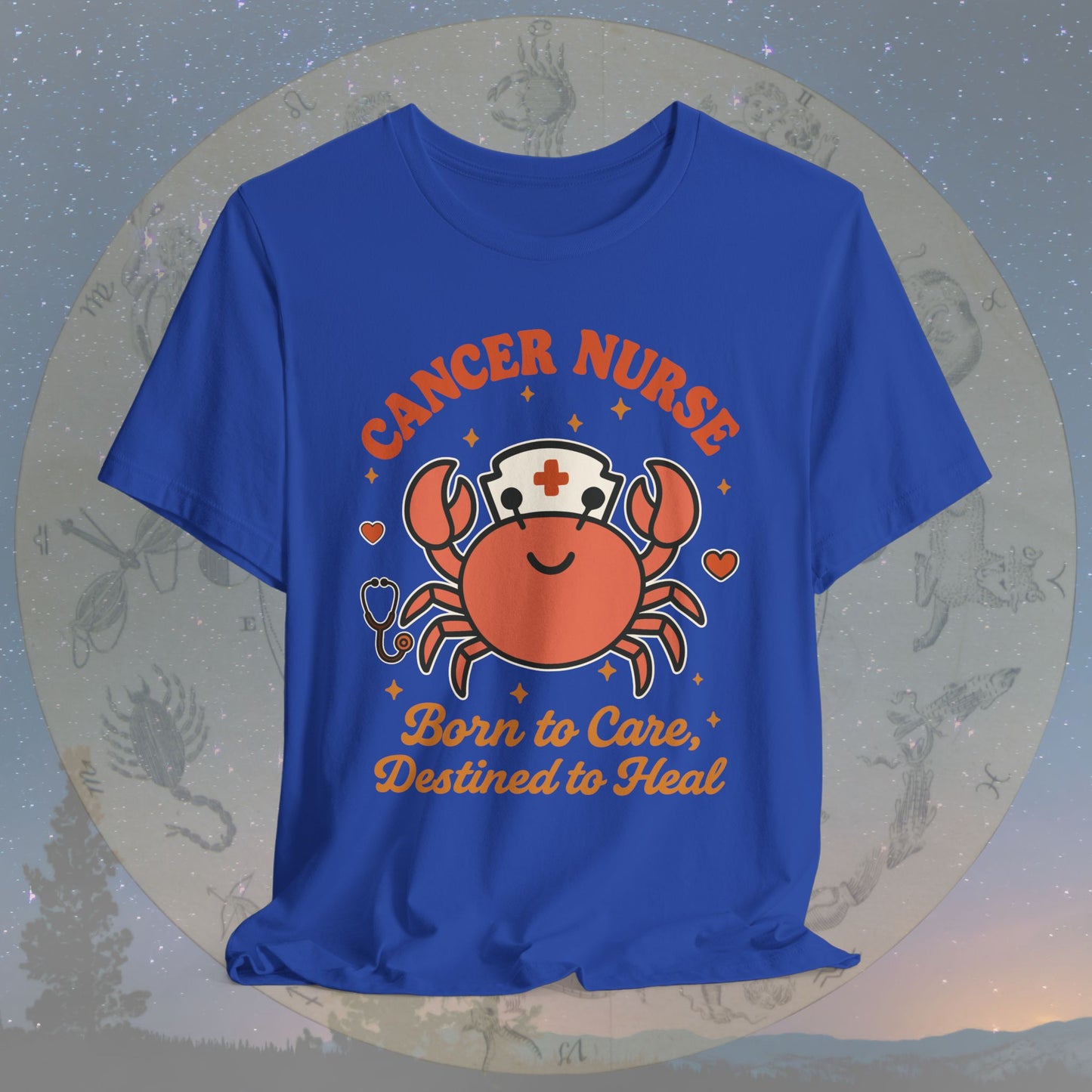 Born to Care Cancer Nurse T-Shirt