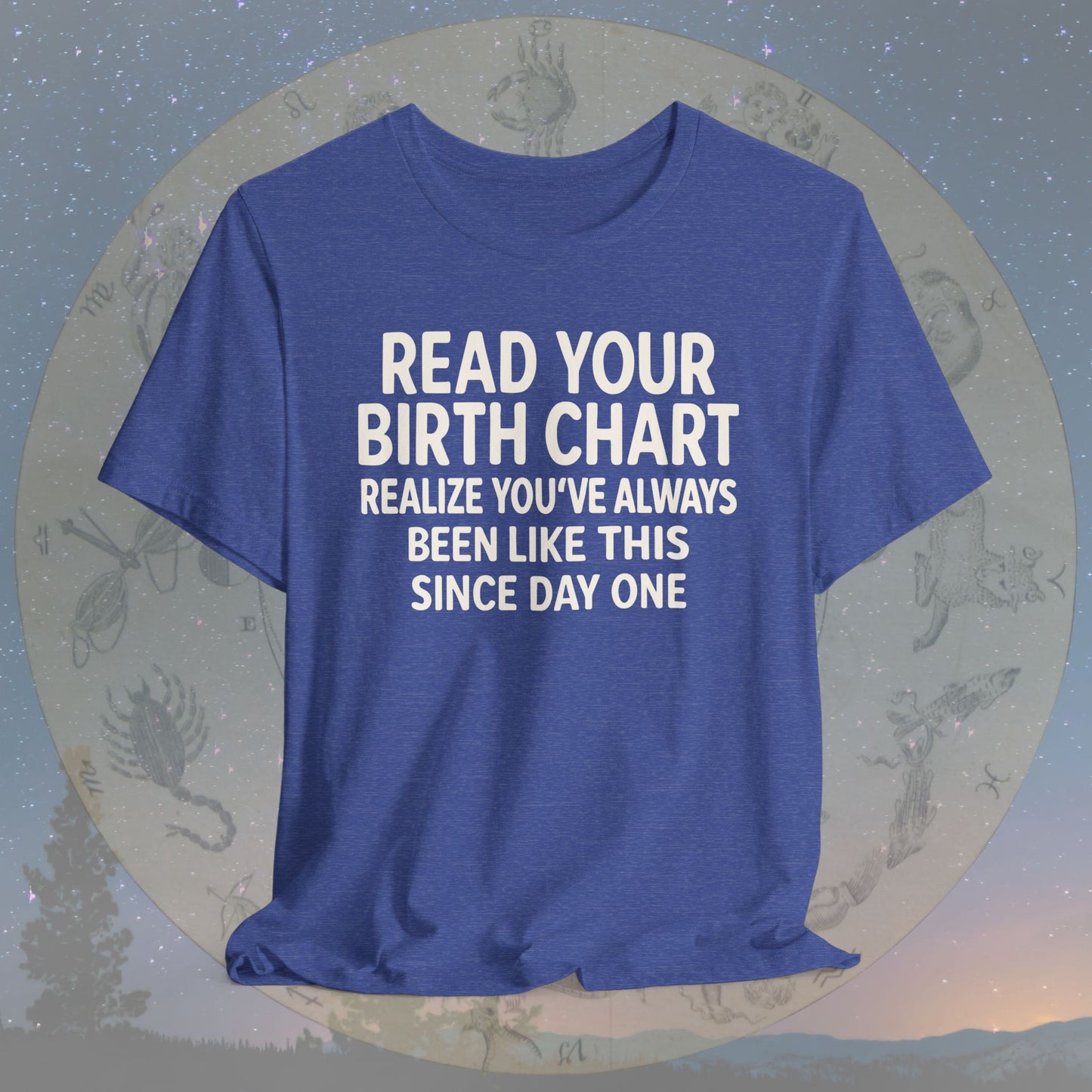 Funny Birth Chart Since Day One T-Shirt