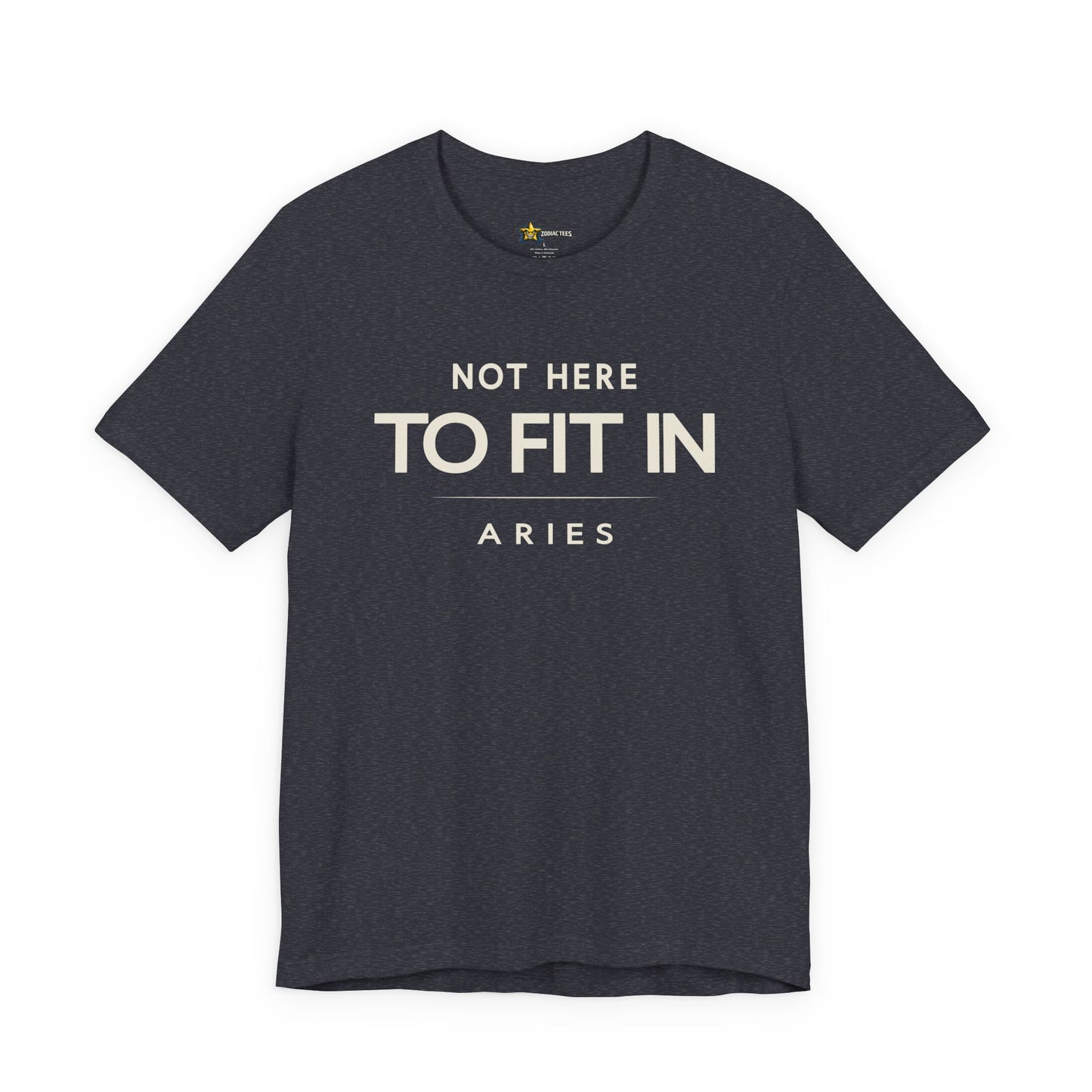Aries Not Here to Fit In T-Shirt