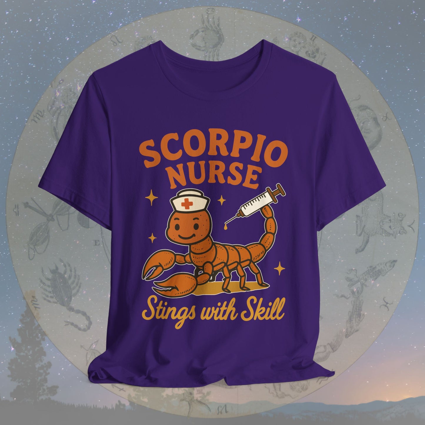 Stings with Skill Scorpio Nurse T-Shirt