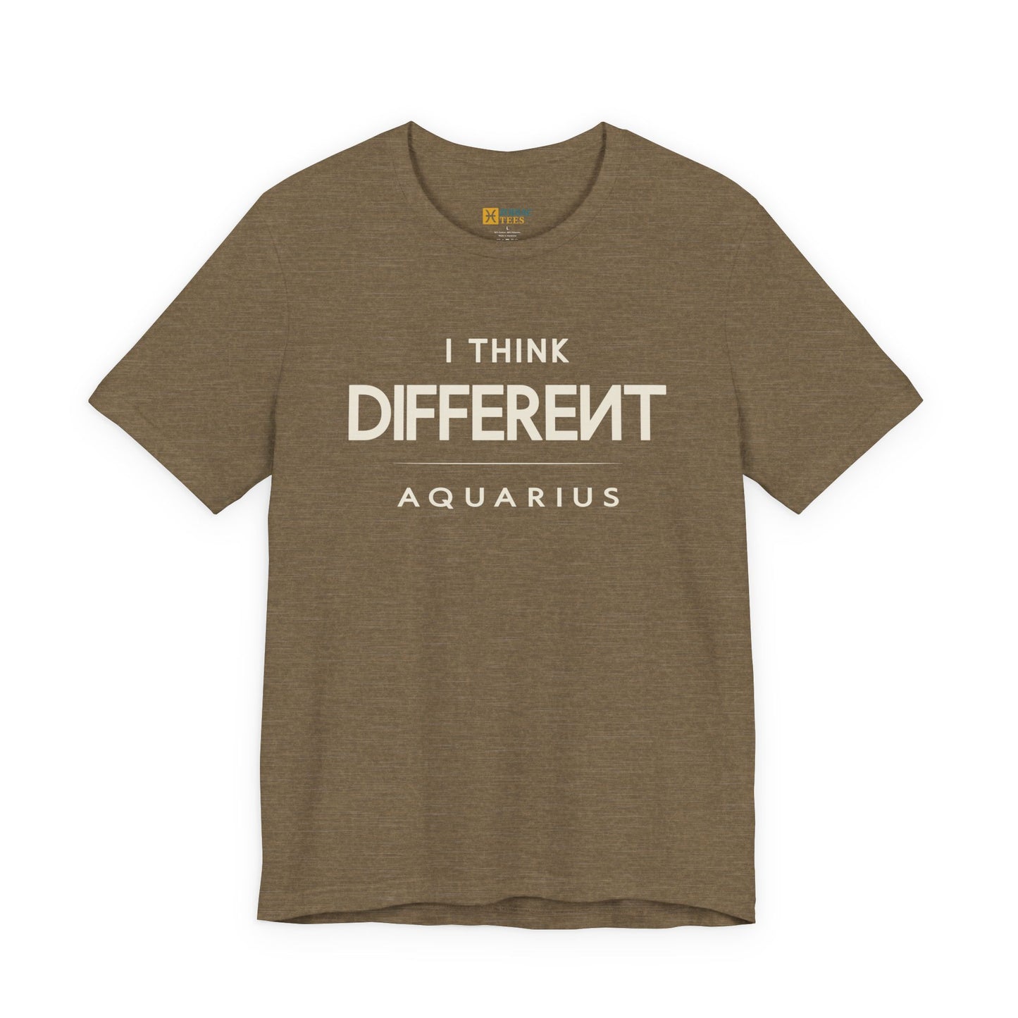 Aquarius I Think Different T-Shirt – Independent Zodiac Mindset Tee