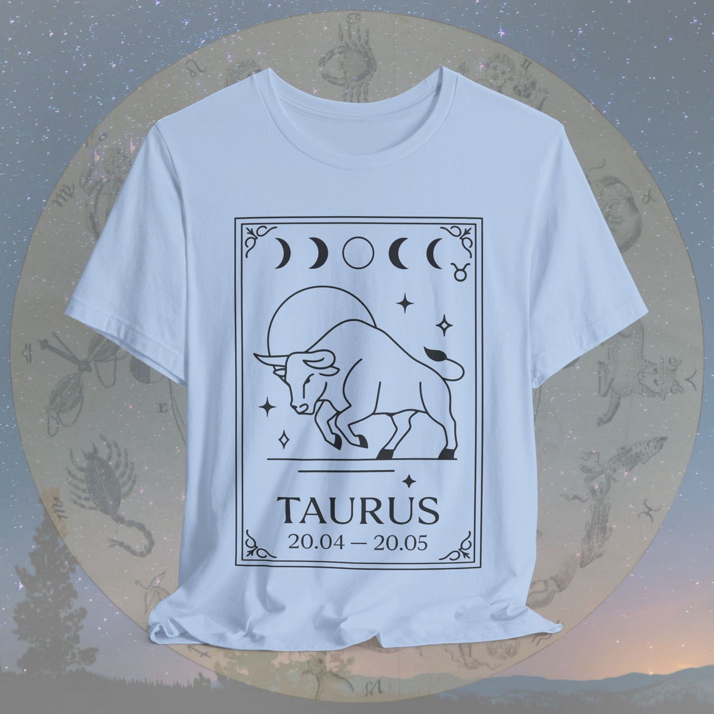 Minimalist Taurus Zodiac T-Shirt